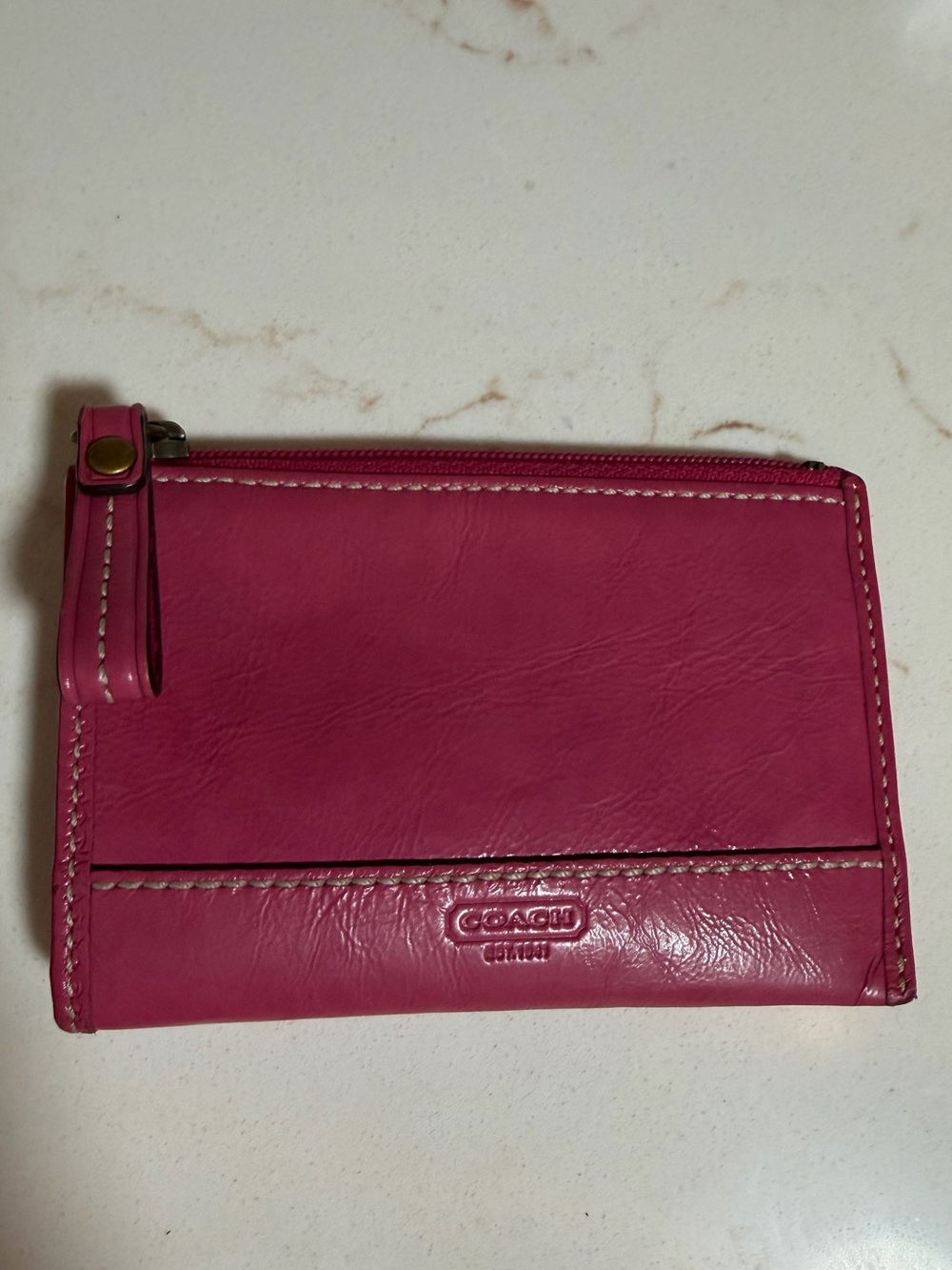 Coach Pink Card Holder